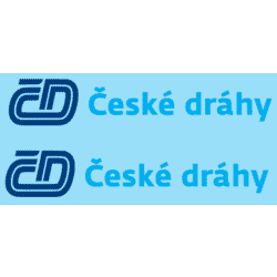 Logo České dráhy modré