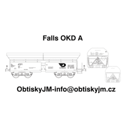 H0-Falls OKD A, podvozek „s...
