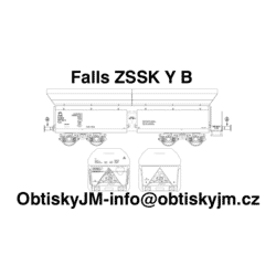 H0-Falls ZSSK B, podvozek Y