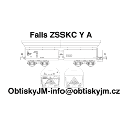 H0-Falls ZSSKC A, podvozek Y