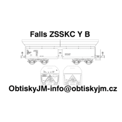H0-Falls ZSSKC B, podvozek Y