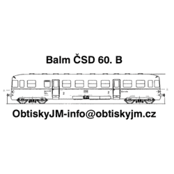 H0-Balm ČSD 60.léta...