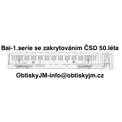 Bai-1. série s podvěsy ČSD...