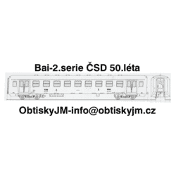 Bai-2. série ČSD 50.léta...